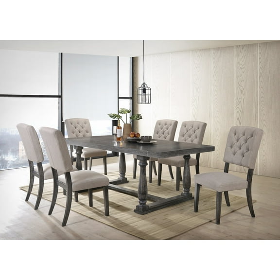 Ergode Dining Table Weathered Gray Oak