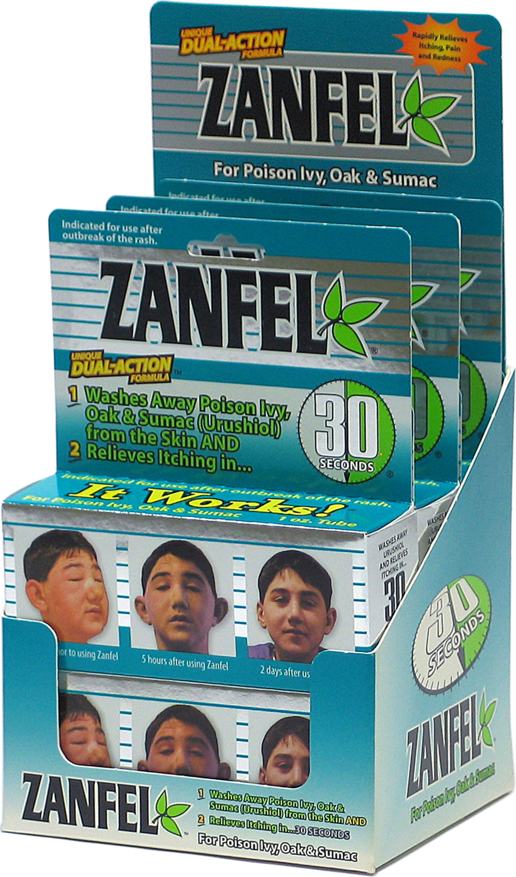 ZANFEL POISON IVY WASH COUNTER UNIT - Walmart.com