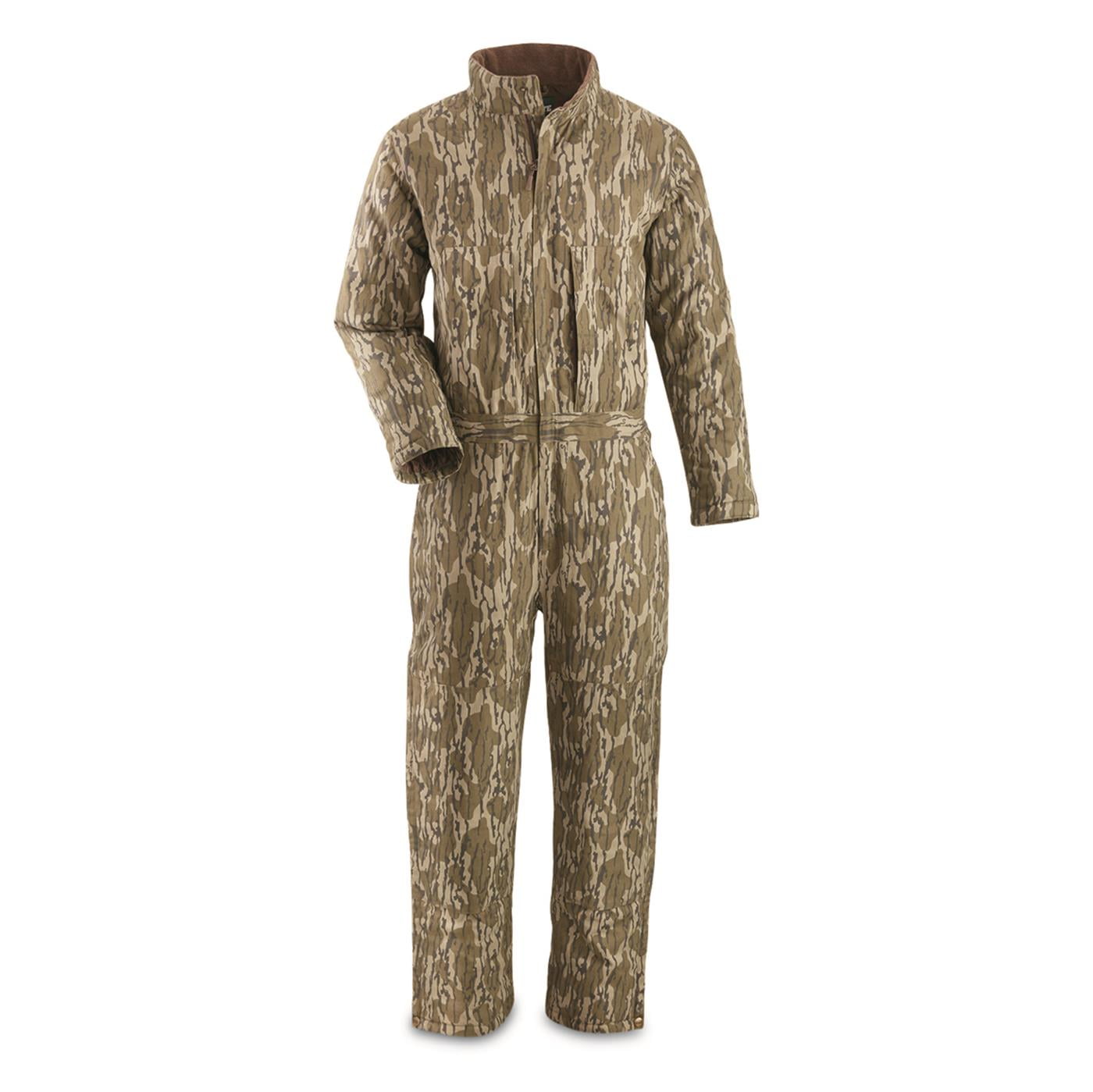 Huntrite, Men's Insulated Coveralls, XL, Mossy Oak Bottomland