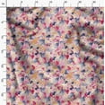 thumbnail image 3 of Soimoi Abstract Printed, Poly Canvas Fabric, Decor Sewing Fabric by The Yard 56 Inch Wide,Decorative Fabric for Curtains Tote Bags, Rose Pink, 3 of 6