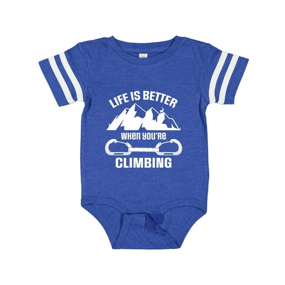 Inktastic Rock Climbing Mountains Boys or Girls Baby Bodysuit