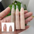 thumbnail image 3 of 5D Simulation Finger Model Realistic Looking Ergonomic Design Reusable Super Soft Easy to Clean Practice Manicure Skills Silicone, 3 of 10