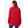 thumbnail image 2 of Woman Within Plus Size Perfect Long-Sleeve Turtleneck Tee (Petite Available), 2 of 6