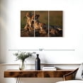 thumbnail image 3 of Elephant Stock Safari Cheetah Family Wall Art - Horizontal Multi Panel Canvas - Living Room Wall Decor - Animal Multi Panel - Green And Brown Decor - 33" x 20", 3 of 8