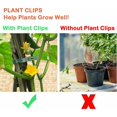 thumbnail image 3 of Clips de soporte para plantas de jardín, clips de soporte para plantas y flores suaves 4,5 x 6 cm, 20 unidades, 3 of 5