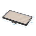 thumbnail image 3 of Andoer LED-416 LED Video Light Professional On-Camera Photography Light Panel 416PCS Bright Light Beads Adjustable Bi-Color Temperature 3200-5600K Dimmable Brightness with 1/4 Inch Screw Hol, 3 of 7