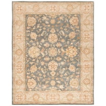 SAFAVIEH Antiquity Bethanie Oriental Wool Area Rug, Blue/Beige, 7'6" x 9'6"