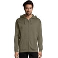 thumbnail image 3 of Hanes Men's and Big Men's Sport Performance Fleece Full-Zip Hoodie, Up to Size 2XL, 3 of 3