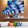 thumbnail image 3 of Dancing Bleu Clair Pétales de Fleurs - Impression sur Toile Florale, 3 of 4