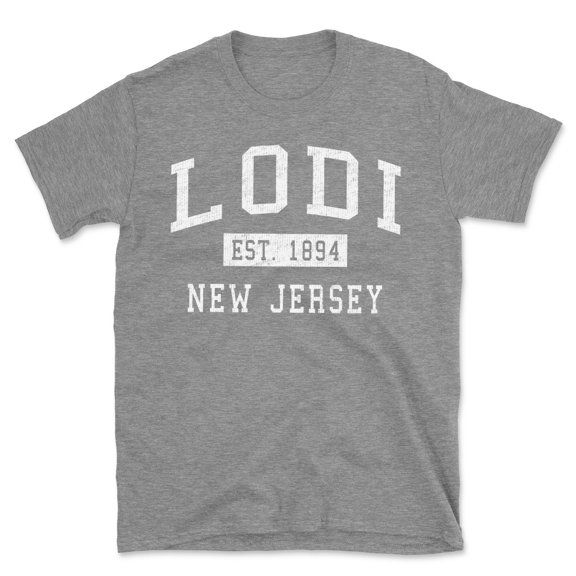 Lodi New Jersey Classic Established Men's Cotton T-Shirt