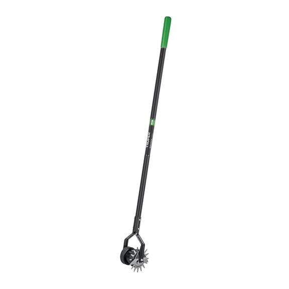 Truper Tru-Tough Steel Dual-Wheeled Rotary Edger 48 in. Fiberglass Handle