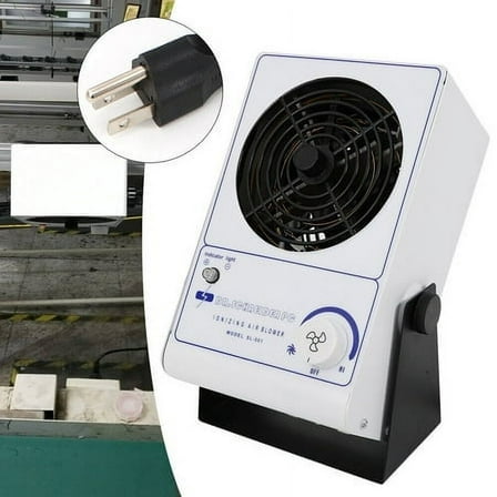 Ionizing Air Blower Fan Static Eliminator Anti-Static Ionizer Fan 110V/60Hz