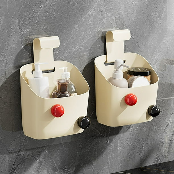 Cesta de almacenamiento Cesta colgante Cabecera de dormitorio Estante de almacenamiento de cabecera de cama Cesta de almacenamiento de baño multifuncional montada en la pared Cesta de almacenamiento d