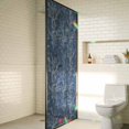 Abstract Branches Navy Blue Window Privacy Film, Rainbow Film ...