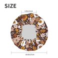 thumbnail image 6 of Kdxio Sunflowers Print Shower Cap for Women,Elastic and Reusable,Double Waterproof Layers Bathing Hat, 6 of 9