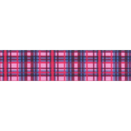 - Country Brook Design | 5/8 Inch Cotton Candy Plaid Grosgrain Ribbon Closeout, 5 Yards