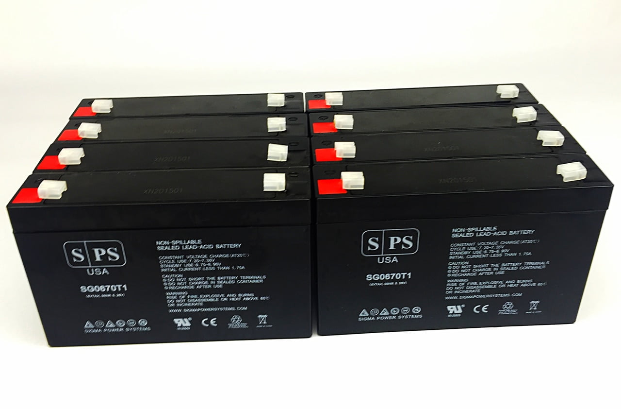 SPS Brand 6V 7 Ah Replacement Battery for 6V Audi R8 Spyder Model
