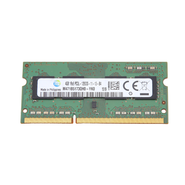 Memoria RAM DDR3 4GB para Computadora Portátil 1600Mhz PC3 12800 1RX8 1.35V 8 IC Memoria SODIMM