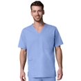 thumbnail image 1 of Red Panda Maevn Mens 3-Pocket V-Neck TopCeil Blue, X-Large, 1 of 1