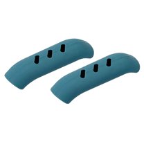 Silicone Pot Handle Covers 2Pcs, Heat Resistant Pot Handle Grips, Non-Slip, for Cast Iron Skillet, Frying Pan, Metal Pan (Blue)