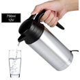 thumbnail image 4 of Taza de calefacción eléctrica para coche de acero inoxidable de 12V y 750ml, hervidor de agua para agua, té, café y leche, 4 of 5