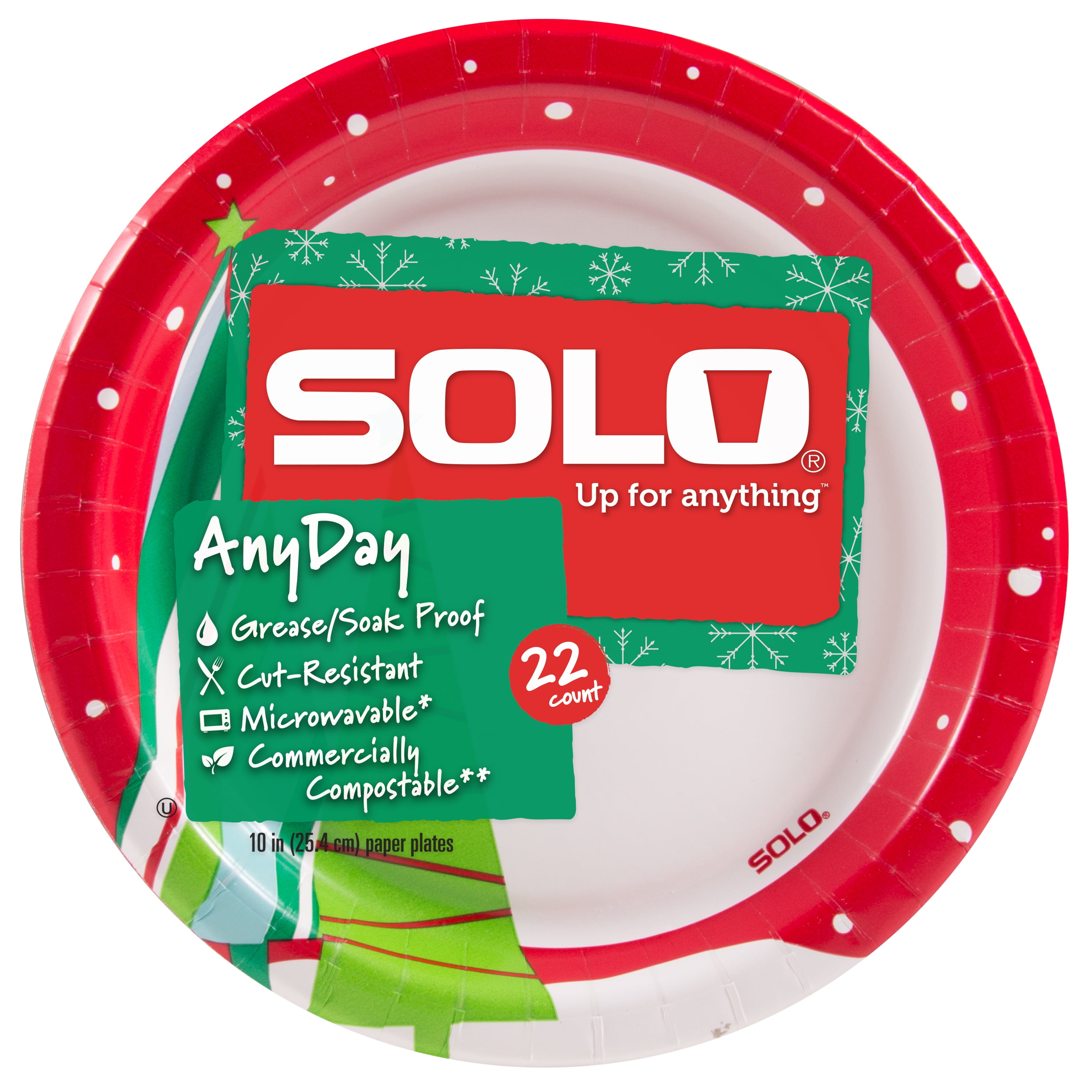 solo christmas plates