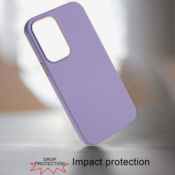 For Samsung Galaxy s24 Plus Classy Slick Chromed Around Hybrid Case Cover - Dark Purple