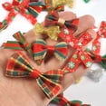 thumbnail image 5 of 30 lazos navideños variados de 16 a 57 mm para decoración de regalos, fiestas, suministros de bricolaje, cintas de moño, accesorios para coser ropa, manualidades navideñas para el hogar, 5 of 5