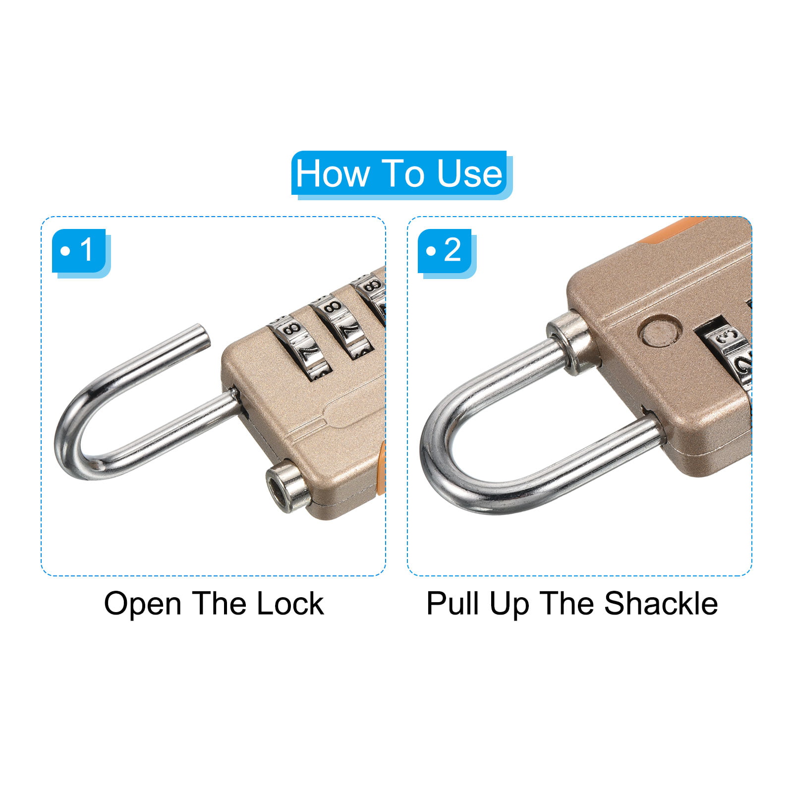 1set 0.5-2M lengthen Steel Chain lock padlock with key Anti-theft
