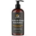 thumbnail image 1 of Aceite de Masaje Anticelulítico M3 Naturals, Reafirmante de la Piel con Colágeno y Células Madre, Aceite Corporal Eliminador de Celulitis, 240ml, 1 of 10