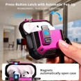 thumbnail image 2 of Case for AirPods Pro 3rd Generation with Phone Holder Compatible with Back Magnetic Suction Function Suitable for AirPods Pro 3 Protective Case, 2 of 6