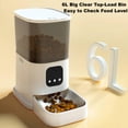 thumbnail image 5 of Smart Pet Feeder 6L Automatic Cat & Dog Food Dispenser, Scheduled & Remote Feeding, App Control, Video Monitoring, Night Vision, Large Capacity, Moisture-Proof Dry Food Machine, 5 of 12