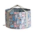 thumbnail image 2 of Foot Soaking Bath Basin Foldable Waterproof Water Storage Bucket Feet Spa Storage Tub Large Capacity Washbasin Portable Feet Camping Soak Gray, 2 of 8