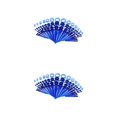thumbnail image 1 of Tapones cónicos de acrílico y túneles de silicona Qarigey 50pcs 14G-00G Azul Type1, 1 of 1