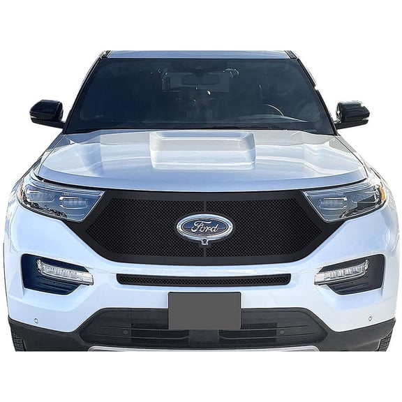APS Black Wire Mesh Grille Fits 2020-2024 Ford Explorer ST