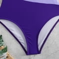 thumbnail image 6 of Uaswgudfs Womens One-Shoulder Swimsuit with Diagonal Strap & Color-Blocked Design - Quick-Dry Swimwear for Active Beach/Pool Days Purple S, 6 of 7