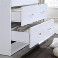 thumbnail image 6 of Allora 2 Door Armoire with 2 Drawers and Clothing Rod in White, 6 of 6