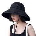 thumbnail image 3 of LRen UPF 50+ Sun Hat with Wide Brim for Outdoor Adventures Lightweight Adjustable Design for Women and Men Navy, 3 of 8