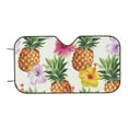thumbnail image 4 of Uemuo Hawaiian Pineappl Pattern Accordion Car Windshield Sun Shade, Foldable Reflective Sun Visor for Car, Reflector Windshield Sunshade-Medium, 4 of 7