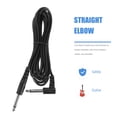 thumbnail image 3 of BEADCEST 2Ud Cable Para Guitarra Negro Con Señal Y Accesorio Ideal Para Instrumentos, 3 of 8