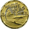thumbnail image 1 of US Navy We Own the Seas Coin Monedas coleccionables Regalos de veteranos para hombres y mujeres Eagle Crest, Inc. SG_B00HWYQK2E_US, 1 of 2