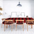 thumbnail image 4 of 17.7X17.7In Christmas Tablecloth Kitchen Decorative Tablecloth, 5Pcs Table Cover For Holiday Parties Family Dinners Tablecloths Kitchen & Table Linens, 4 of 8