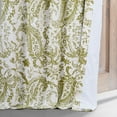 thumbnail image 6 of Edina Green Printed Cotton Hotel Blackout Curtain (1 Panel), Edina Green, 50W X 96L, 6 of 6