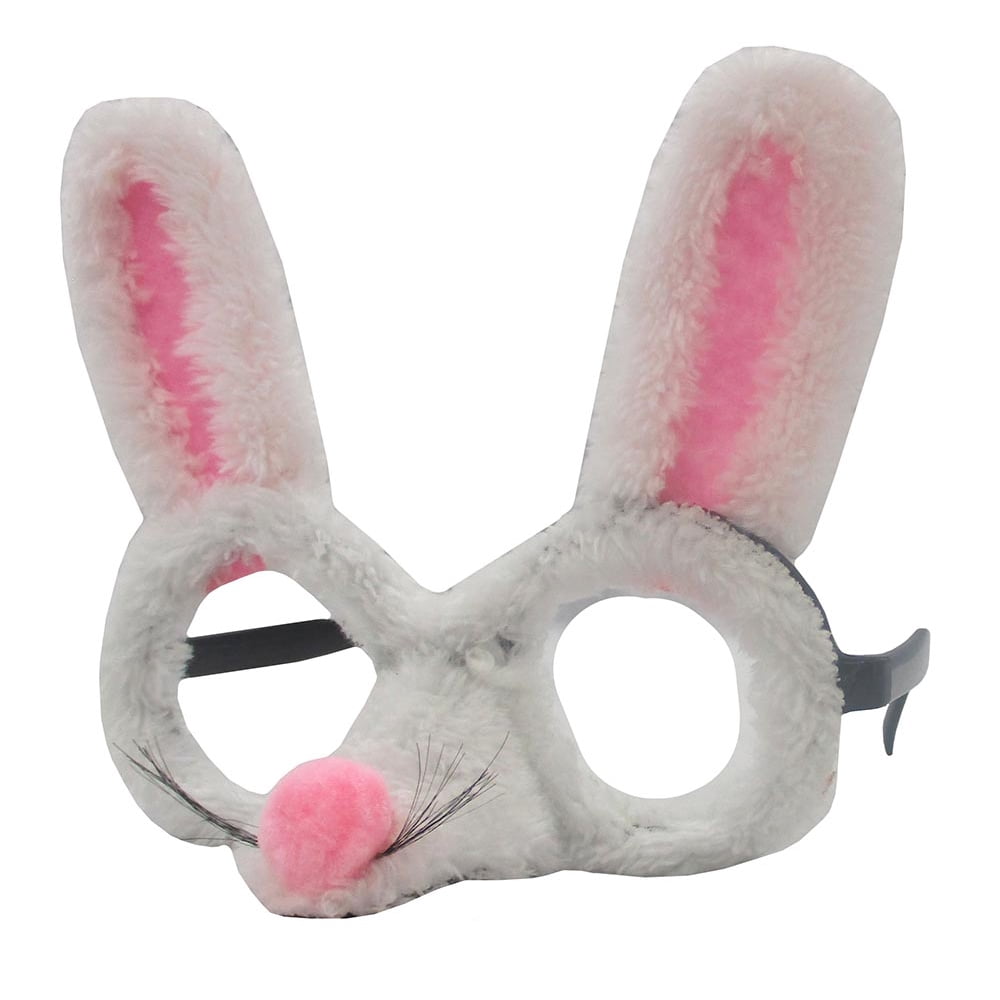 bunny with glasses pillow