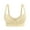 Beige, variant on Everyday Cozy Bras - Women Cotton Soft Cup Bra Full-Freedom Front Lace Close Bras Black 46FG