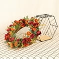 thumbnail image 3 of Household Imitation, Hilingoto Fall Wreath 40Cm Autumn Wreath Artificial Autumn Fall Wreath for Outside Thanksgivings Decoration Home Indoor Outdoor Decor for Front Door with Pumpkins Maple and Berry, 3 of 6