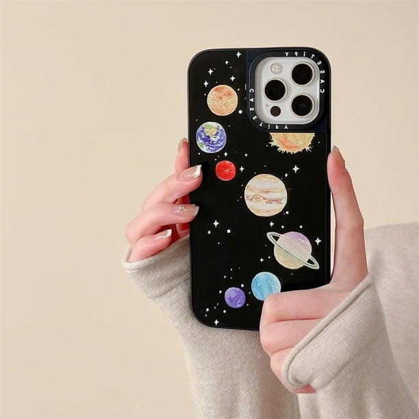 casetify Letra Lateral Espejo Estrella Ball Funda Para iPhone 11 12 12Pro 12ProMAX 13 13Pro 13ProMAX 14Pro 14plus 14 Pro MAX De Apple