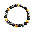 thumbnail image 1 of 1PCS Swelling Black Anklet For Men's Ankle Bracelet Adjustable Anklet Natural Stone Anklet Matching Rings Dinosaur of The Rings Expanded Slap Bracelet Elephant Bracelet Beach Bracelet Wristwatch, 1 of 3