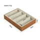 thumbnail image 4 of Estuche organizador de gafas con 4 ranuras, expositor de gafas, caja organizadora, soporte color madera, 4 of 4