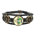 thumbnail image 1 of Hangzhou Museum portal Pulsera marina tejida en cuero, 1 of 4